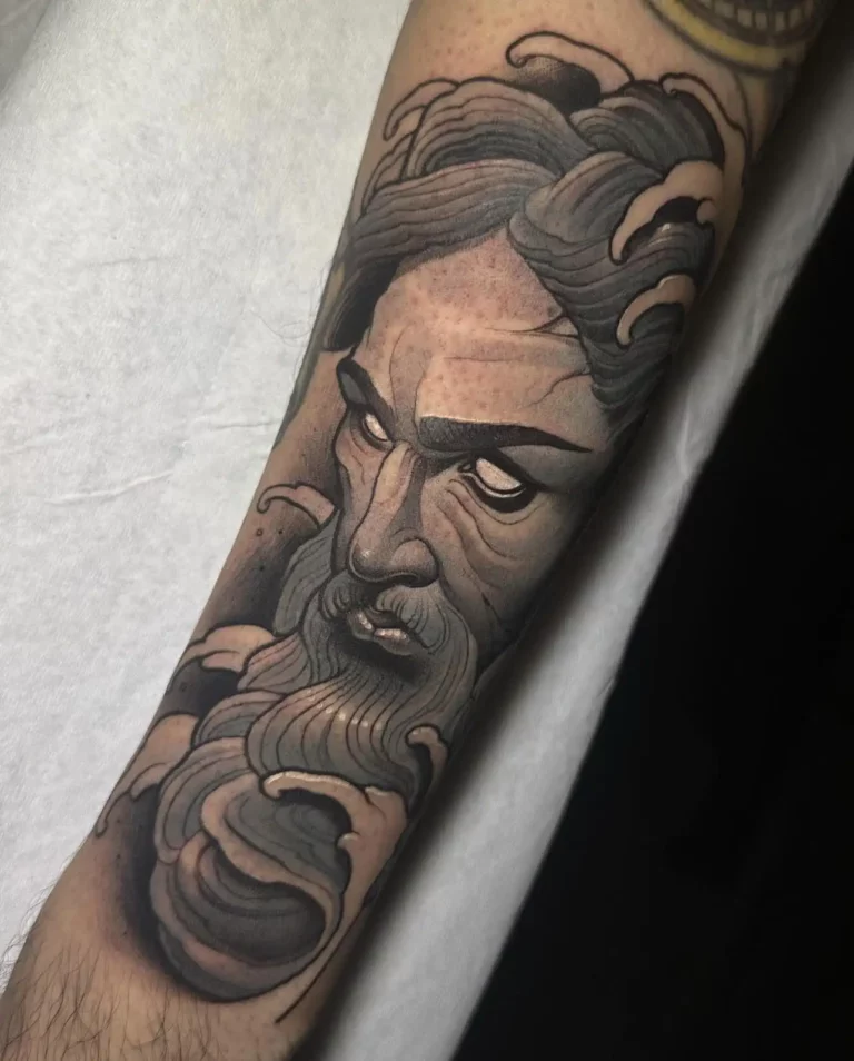 Neotraditional tattoo